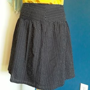 🔥Willi Smith B&W pokadot skirt